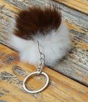 Alpaca Fuzzball Keychain Purely Alpaca