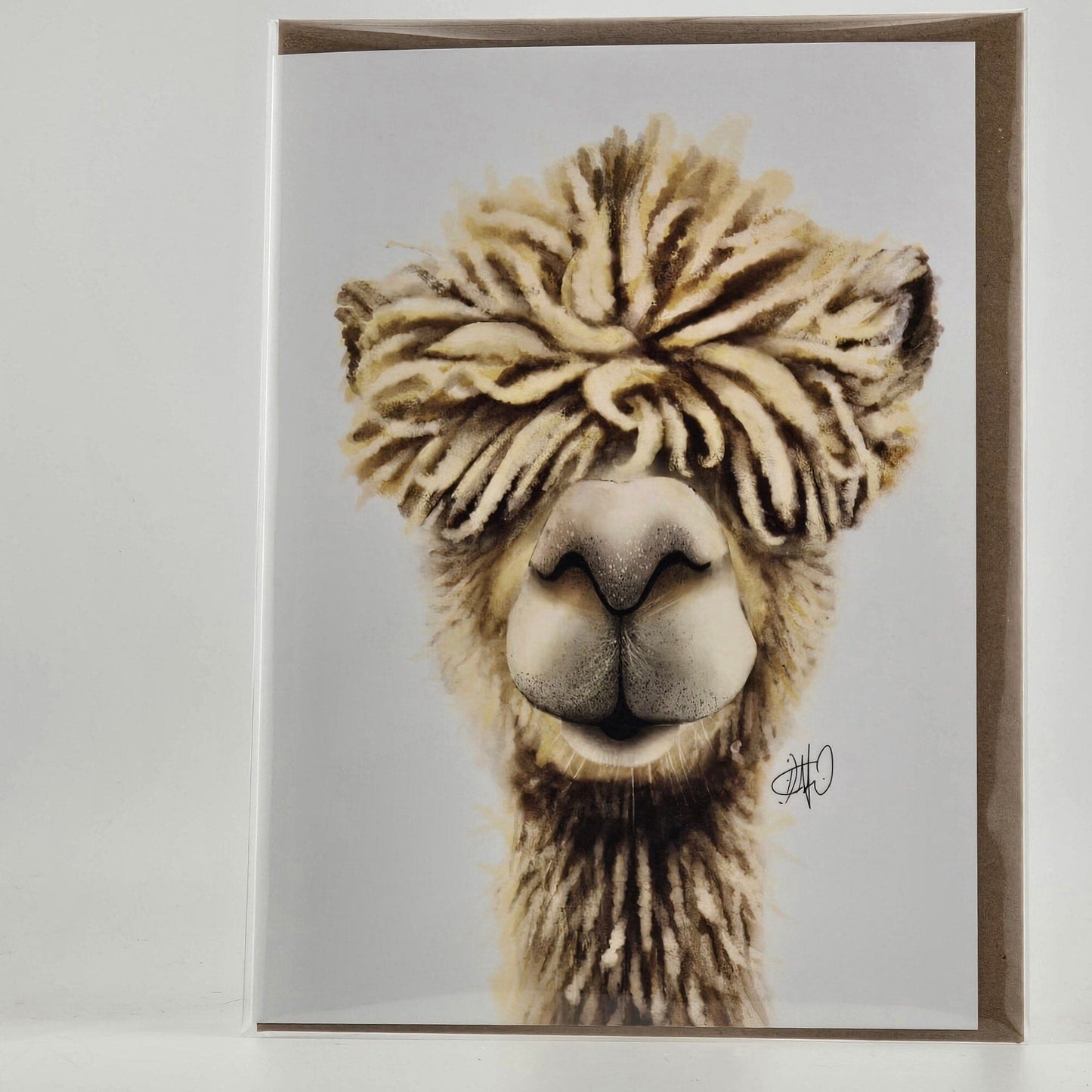 Alpaca Greeting Card - CoolPaca Purely Alpaca