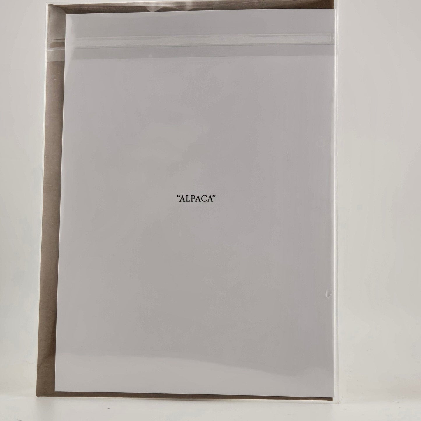 Alpaca Greeting Card - CoolPaca Purely Alpaca