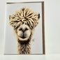 Alpaca Greeting Card - CoolPaca Purely Alpaca