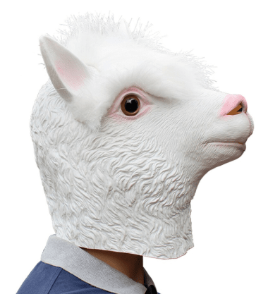 Alpaca Head Latex Party Mask Purely Alpaca