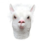 Alpaca Head Latex Party Mask Purely Alpaca