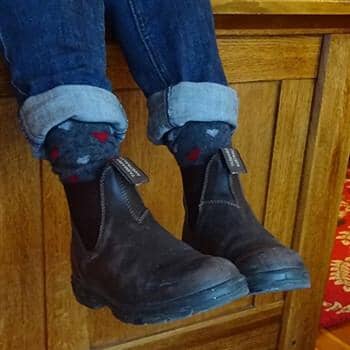 Alpaca Heart Socks Purely Alpaca