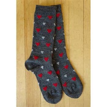 Alpaca Heart Socks Purely Alpaca