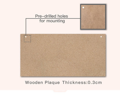 Alpaca Home Decor Wooden Plaque Purely Alpaca