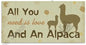 Alpaca Home Decor Wooden Plaque Purely Alpaca