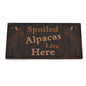 Alpaca Home Decor Wooden Plaque Purely Alpaca