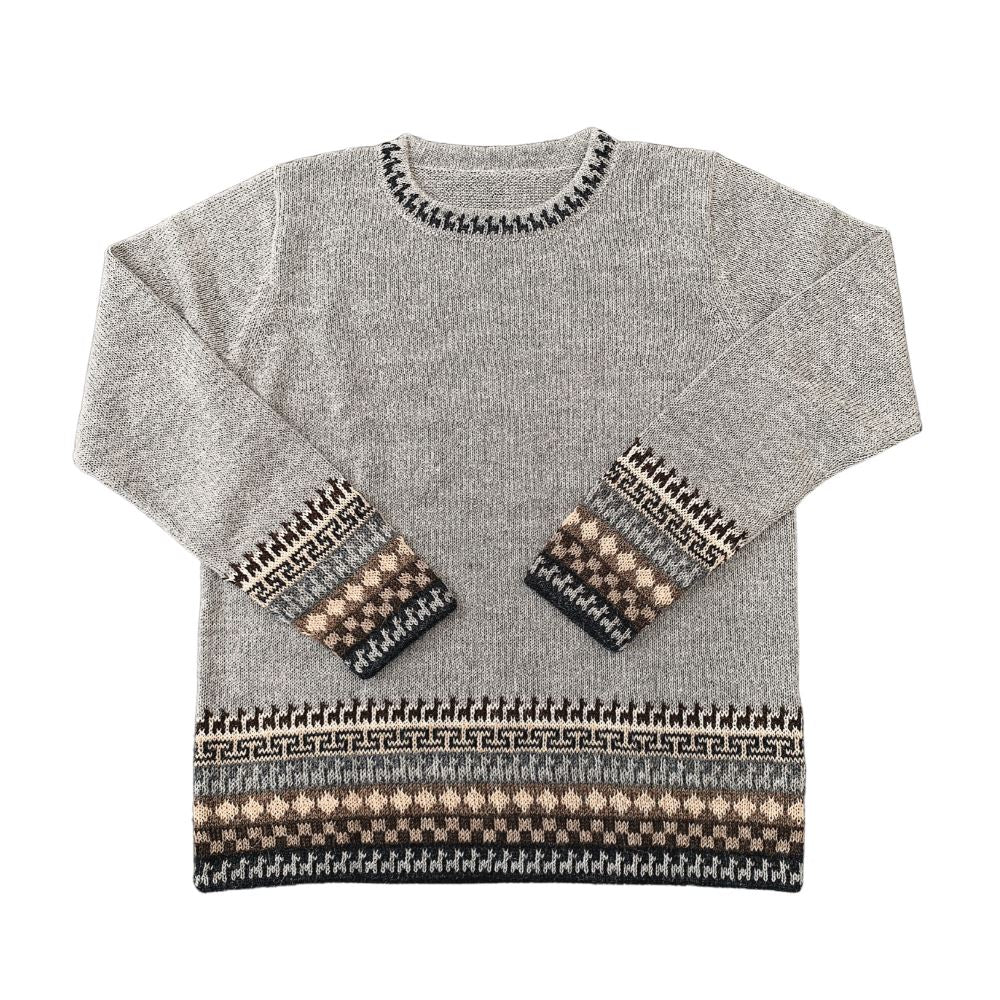 Alpaca Inca Patterned Sweater Purely Alpaca