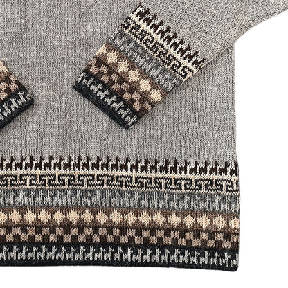 Alpaca Inca Patterned Sweater Purely Alpaca