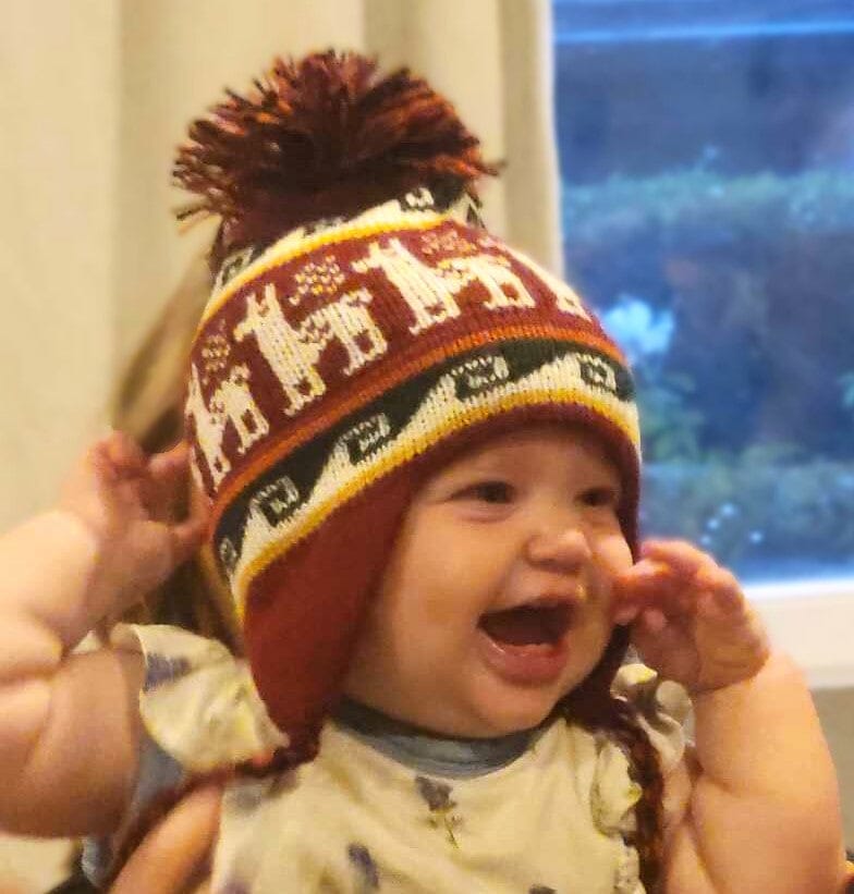 Alpaca Infant Toddler Chullo Hat Purely Alpaca