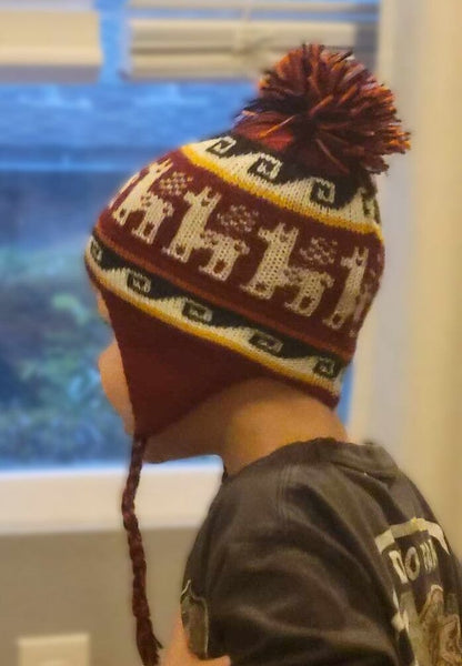Alpaca Infant Toddler Chullo Hat Purely Alpaca