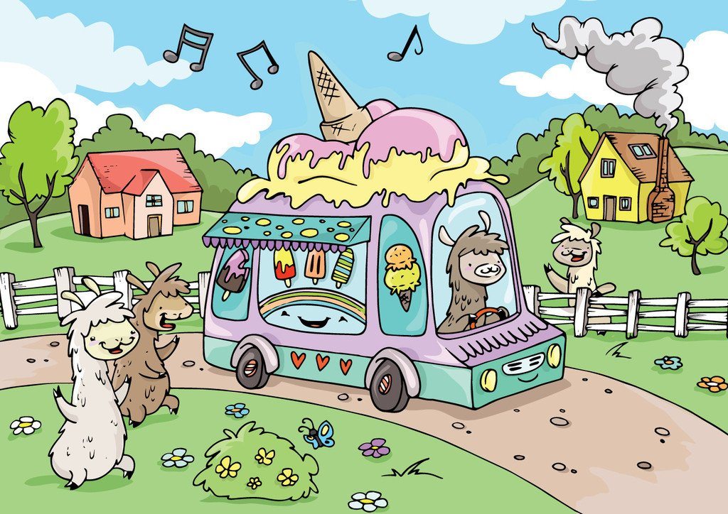 Alpaca Jigsaw Puzzle - Ice Cream Treat Purely Alpaca