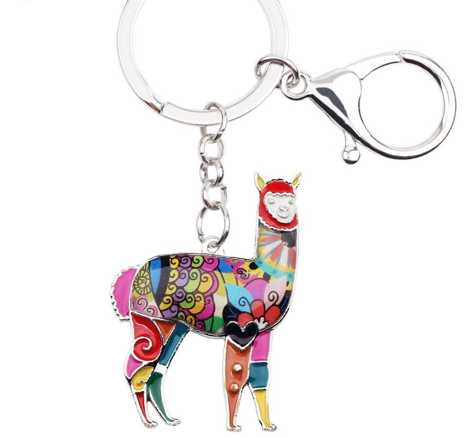 Alpaca Keychain Charm Purely Alpaca