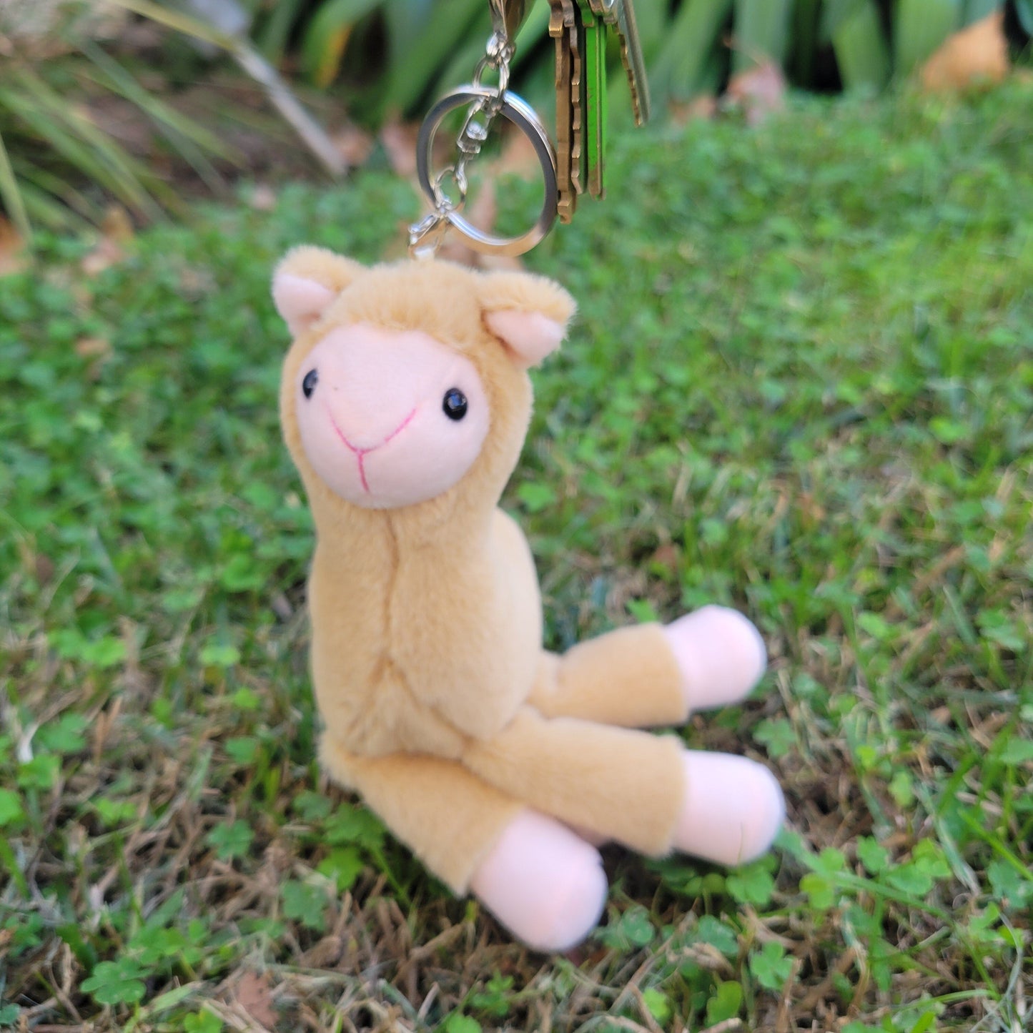 Alpaca Keychain Plush Purely Alpaca