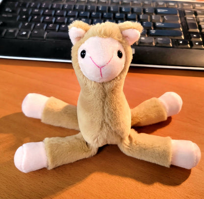 Alpaca Keychain Plush Purely Alpaca