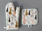 Alpaca Kitchen Tea Towel, Oven Mitt + Pot Holder, Grocery Tote Bag Purely Alpaca