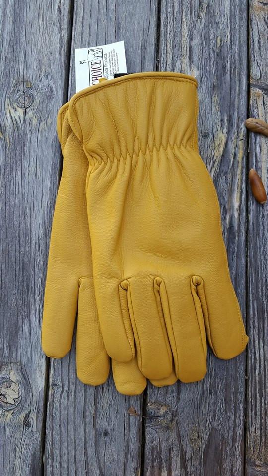 Alpaca Knit Lined Cowhide Leather Gloves - Alpaca Made in the USA Purely Alpaca