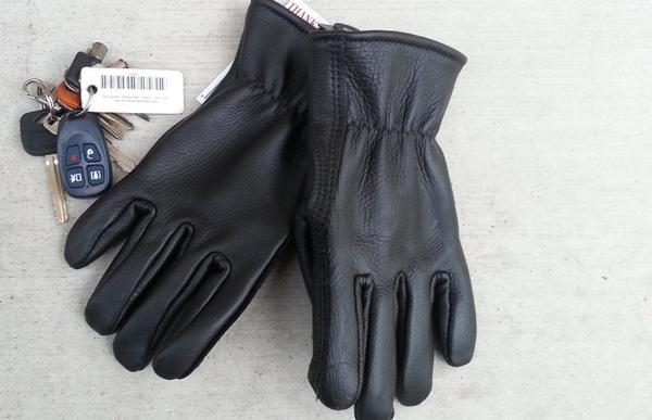 Alpaca Knit Lined Cowhide Leather Gloves - Alpaca Made in the USA Purely Alpaca