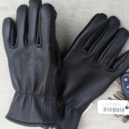 Alpaca Knit Lined Cowhide Leather Gloves - Alpaca Made in the USA Purely Alpaca