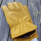 Alpaca Knit Lined Cowhide Leather Gloves - Alpaca Made in the USA Purely Alpaca