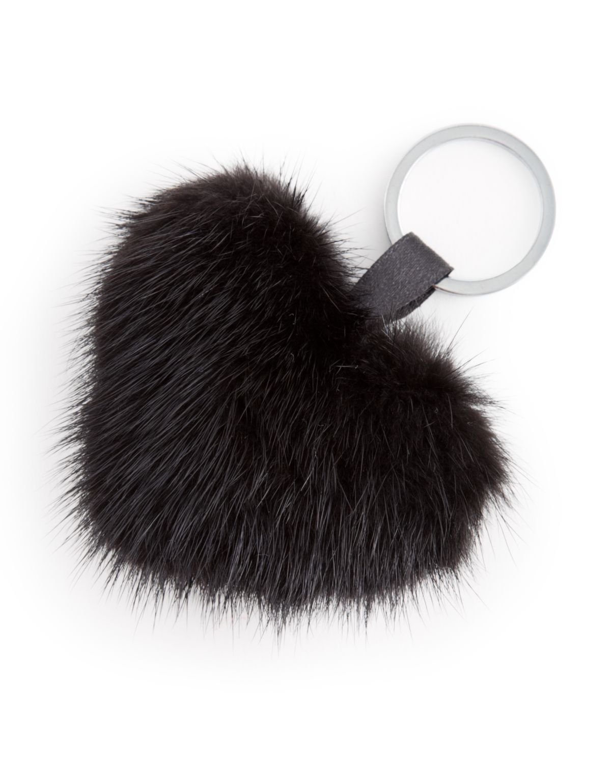 Alpaca Love Heart Shaped Fur Keychain Purely Alpaca