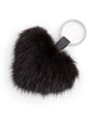 Alpaca Love Heart Shaped Fur Keychain Purely Alpaca