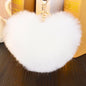 Alpaca Love Heart Shaped Fur Keychain Purely Alpaca