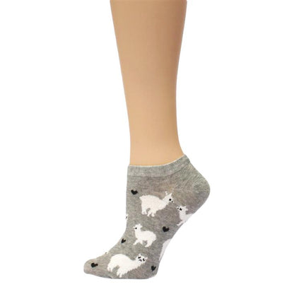 Alpaca Love No-Show Cotton Socks Purely Alpaca