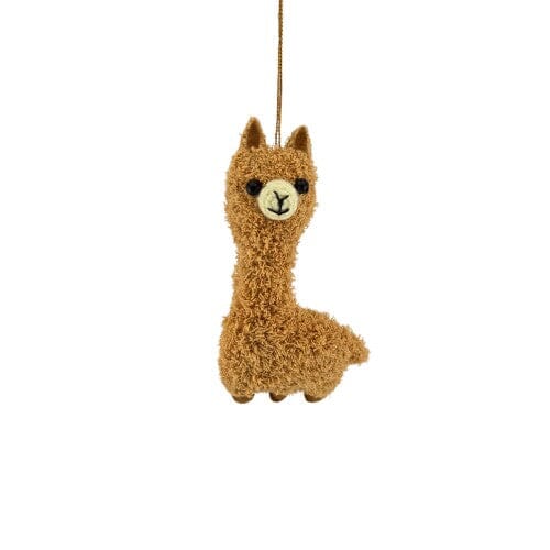 Alpaca Puff Plush Ornaments Purely Alpaca