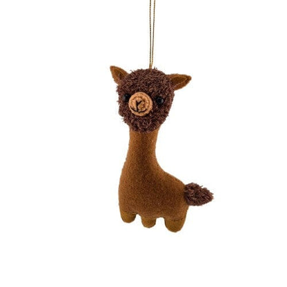 Alpaca Puff Plush Ornaments Purely Alpaca