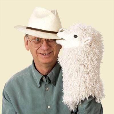 Alpaca Stage Hand Puppet Purely Alpaca