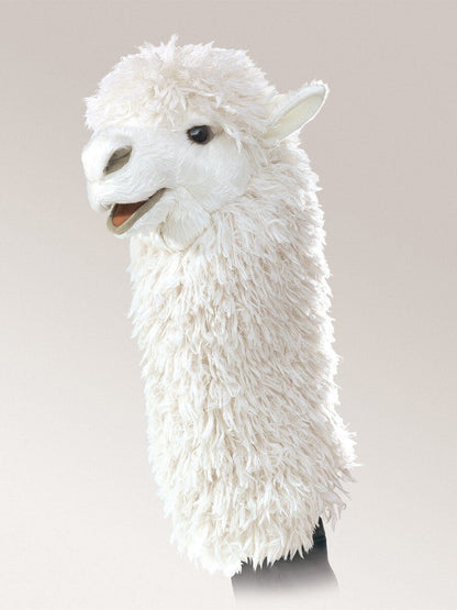 Alpaca Stage Hand Puppet Purely Alpaca
