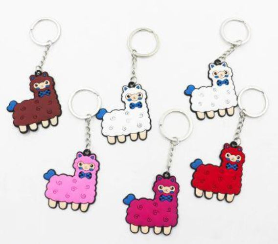 Alpaca Tag Keychain Purely Alpaca