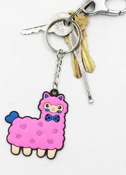 Alpaca Tag Keychain Purely Alpaca