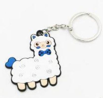 Alpaca Tag Keychain Purely Alpaca