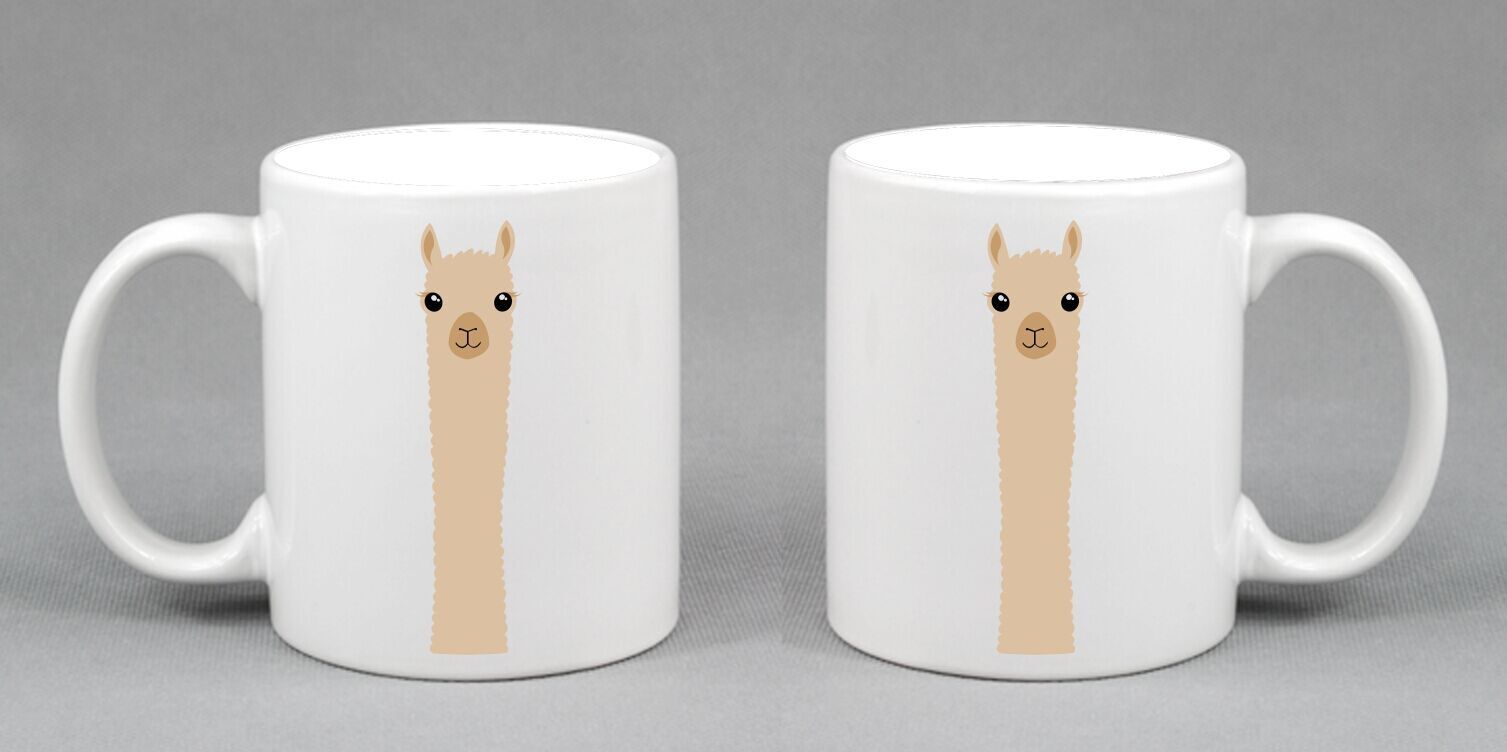 Alpaca Watching Coffee Mug Purely Alpaca