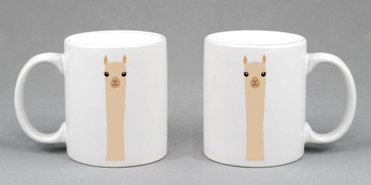 Alpaca Watching Coffee Mug Purely Alpaca