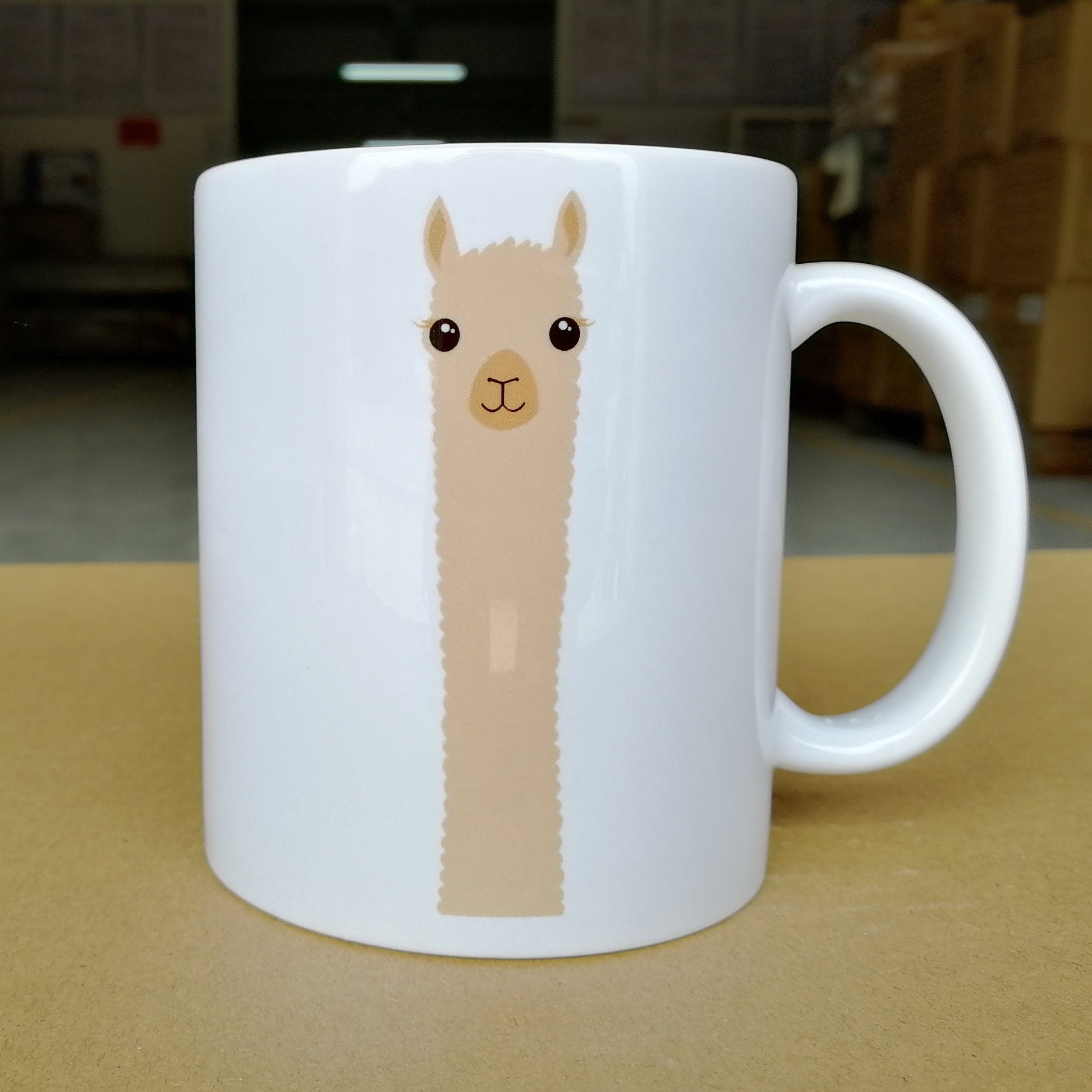 Alpaca Watching Coffee Mug Purely Alpaca