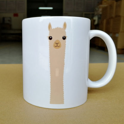 Alpaca Watching Coffee Mug Purely Alpaca