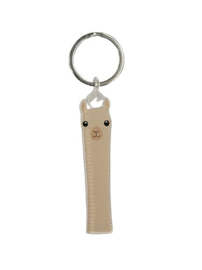 Alpaca Watching Keychain Purely Alpaca