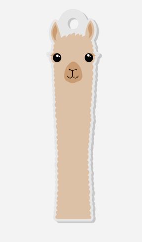 Alpaca Watching Keychain Purely Alpaca