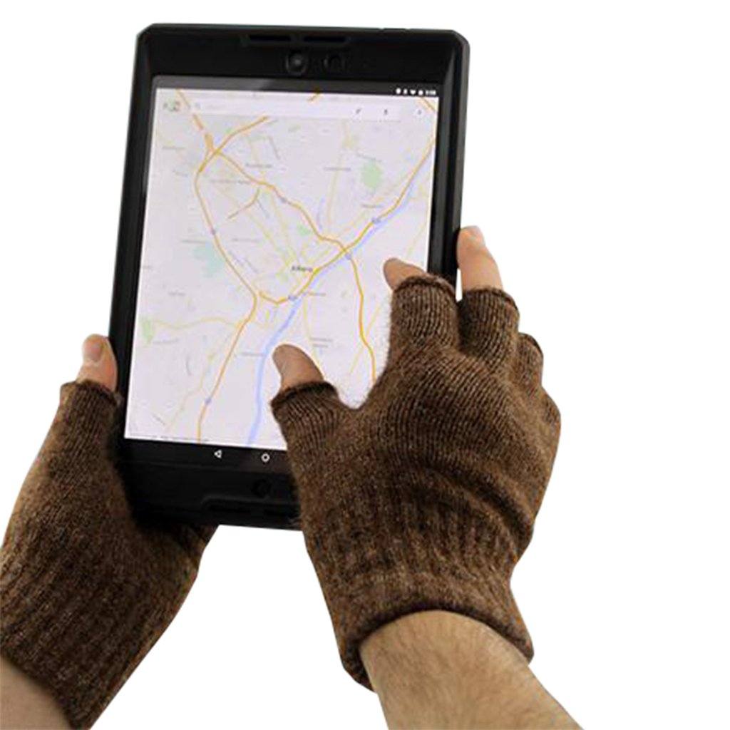 Alpaca Work/Play Fingerless Alpaca Gloves Purely Alpaca