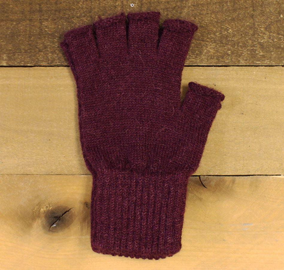 Alpaca Work/Play Fingerless Alpaca Gloves Purely Alpaca