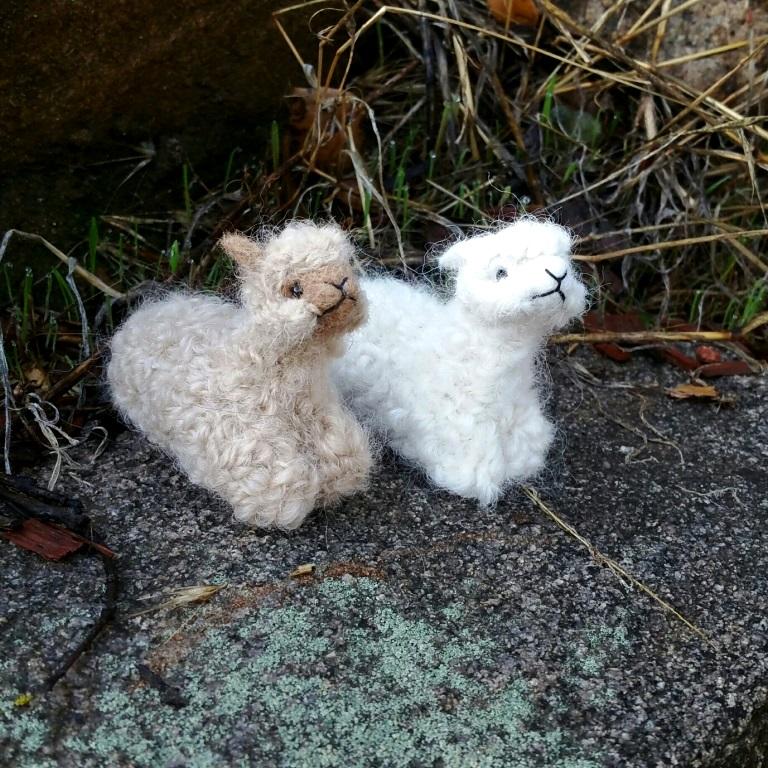 Alpacadorable Cria Hand Made Baby Alpaca Ornaments Purely Alpaca