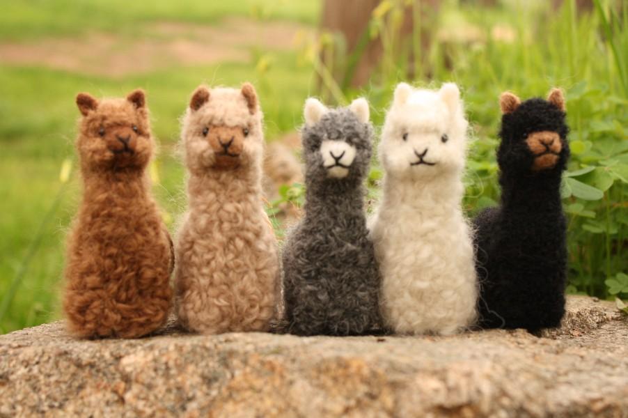 Alpacadorable Hand Made Baby Alpaca Ornaments Purely Alpaca