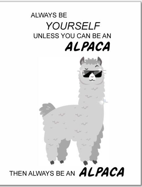 AlpacaGrams Alpaca Greeting Cards Purely Alpaca