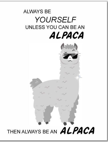 AlpacaGrams Alpaca Greeting Cards Purely Alpaca