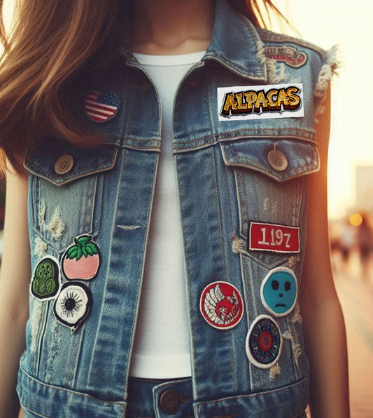 Alpacas Themed Patches Purely Alpaca