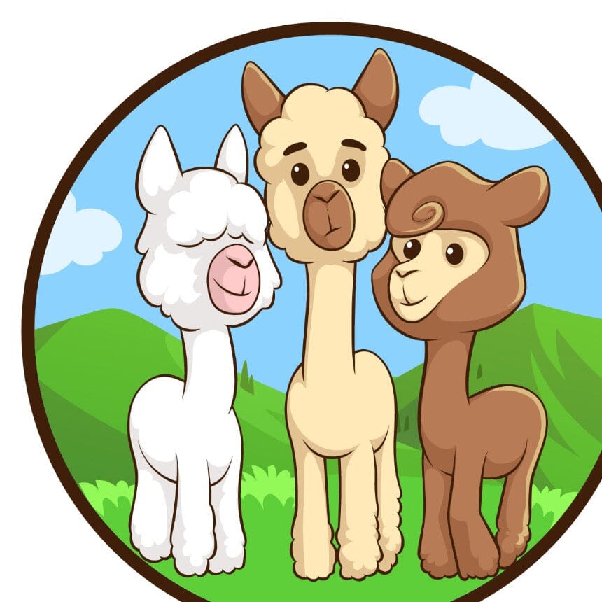 Alpacas Themed Patches Purely Alpaca