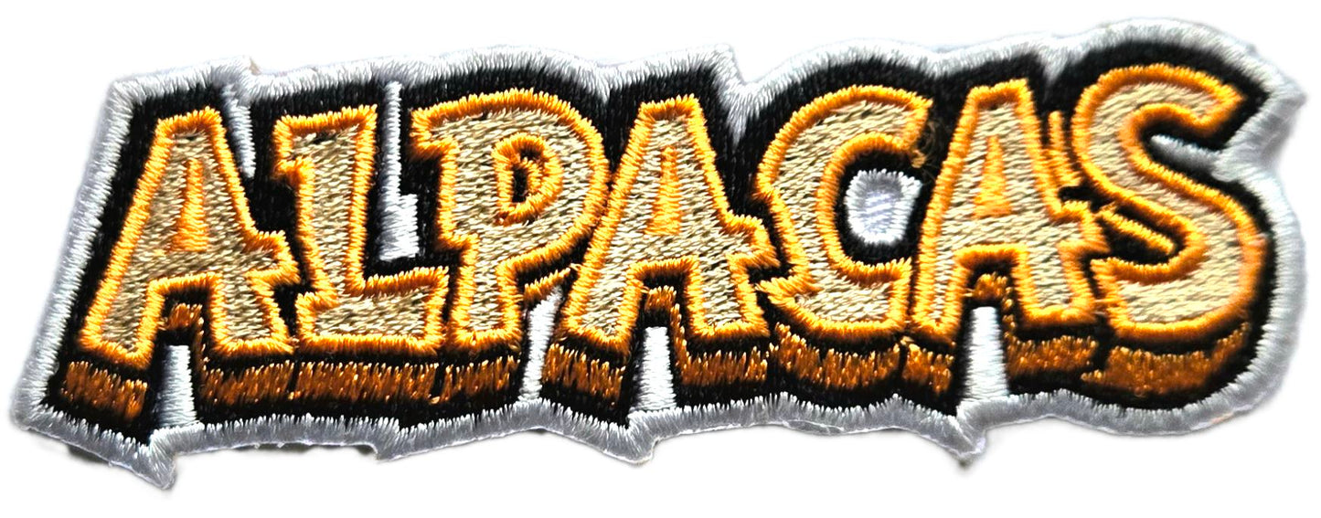 Alpacas Themed Patches Purely Alpaca